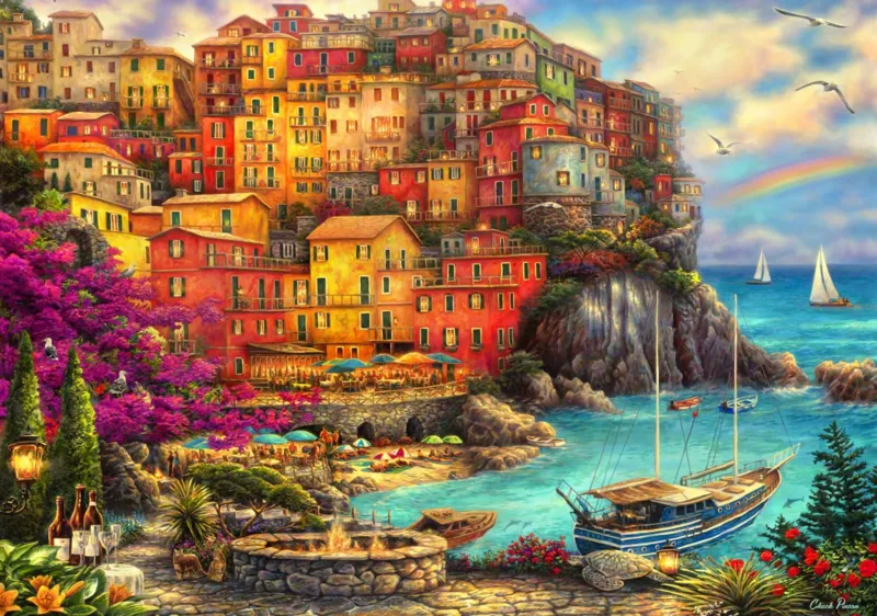 Chuck Pinson - A Beautiful Day at Cinque Terre