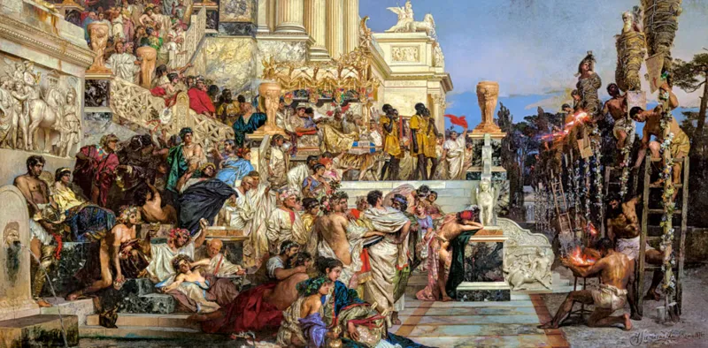 Art Collection - Les Torches de Néron, Henryk Siemiradzki