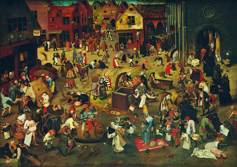 Pieter Bruegel the Elder - The Fight Between Carnival and Lent, 1559