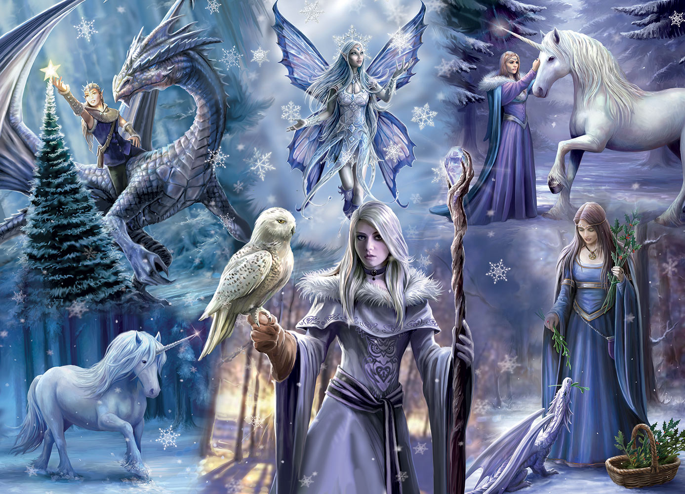 Anne Stokes - Winter Fantasy