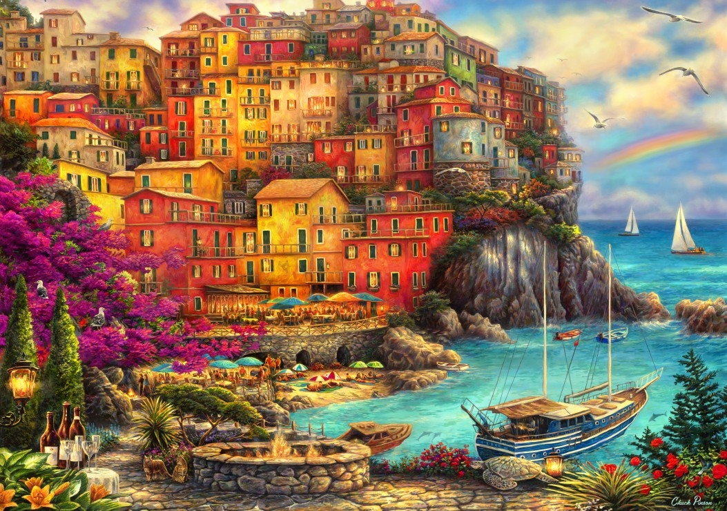 Chuck Pinson - A Beautiful Day at Cinque Terre