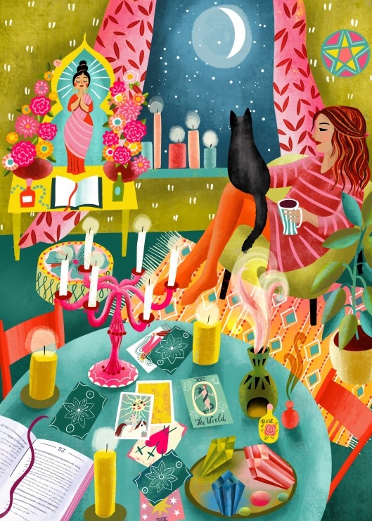 Coin Lecture Magique sous la Lune