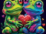 Frogs In Love