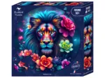 Puzzle Rond - Rainbow Lion