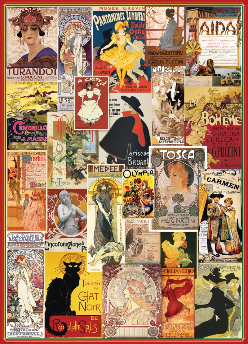 Anciennes Affiches de Théâtre et d'Opéra