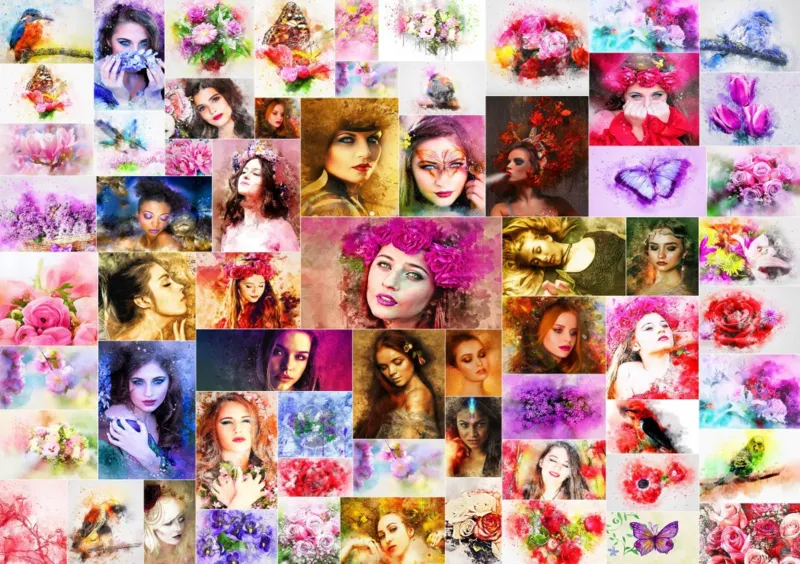 Collage - Femmes