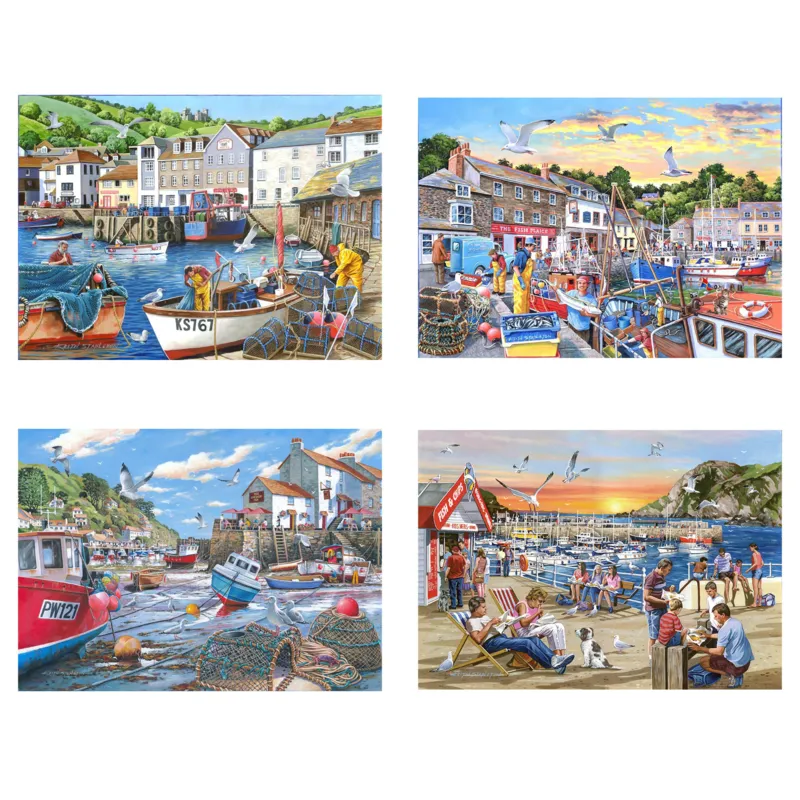 4 Puzzles - Jours au Port