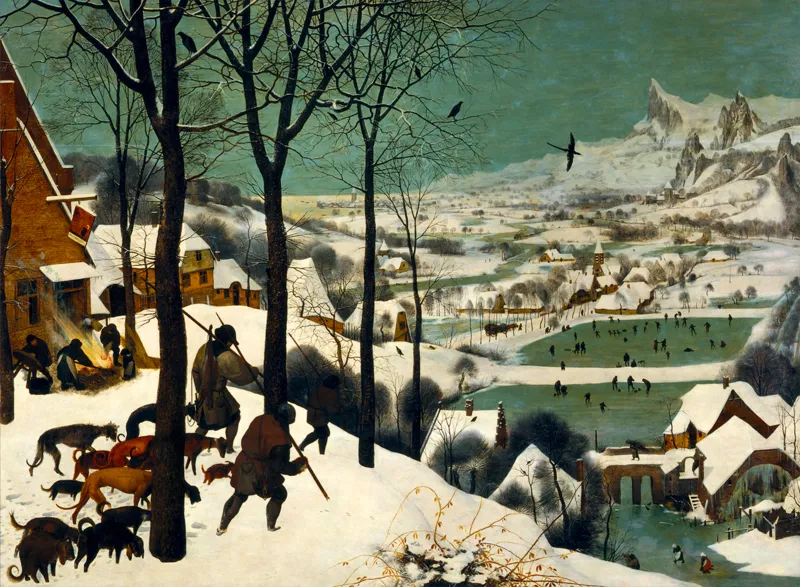 Pieter Brueghel Le Vieux - Chasseurs dans la Neige