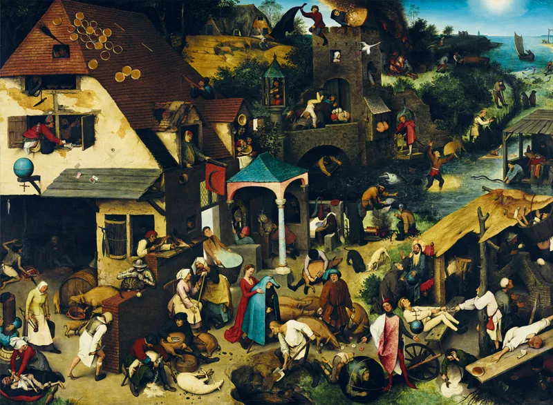 Pieter Bruegel - Proverbes Flamands, 1559, 1559