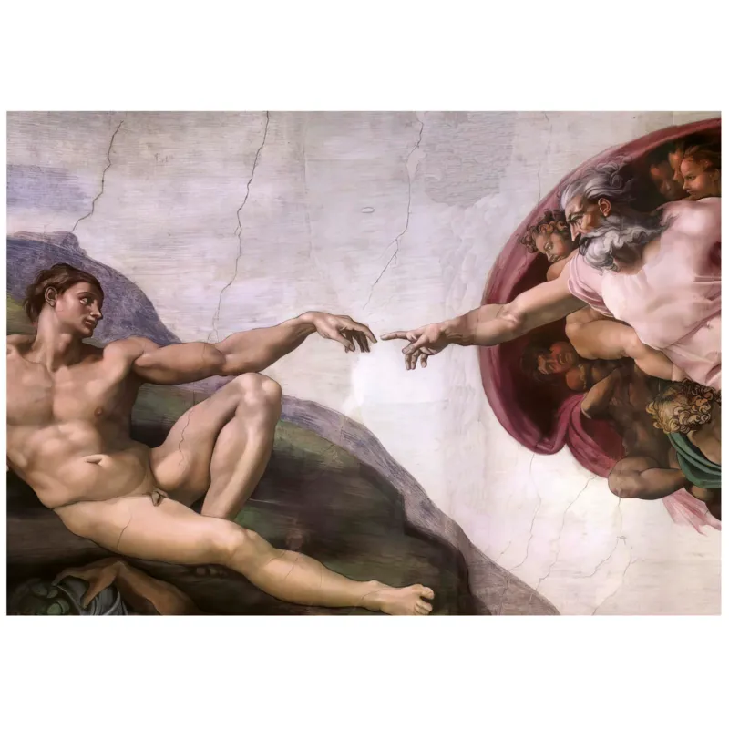 La Création d'Adam, Michel-Ange