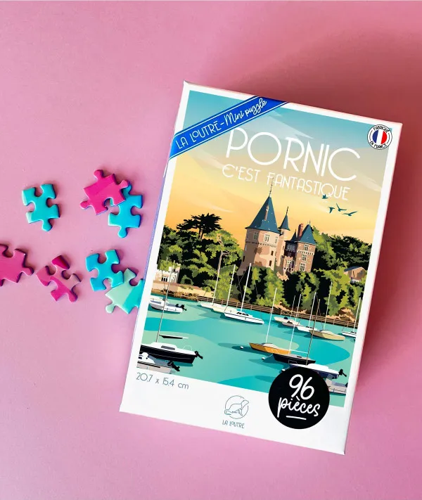 Puzzle Mini 96 Pièces - PORNIC C'est Fantastique