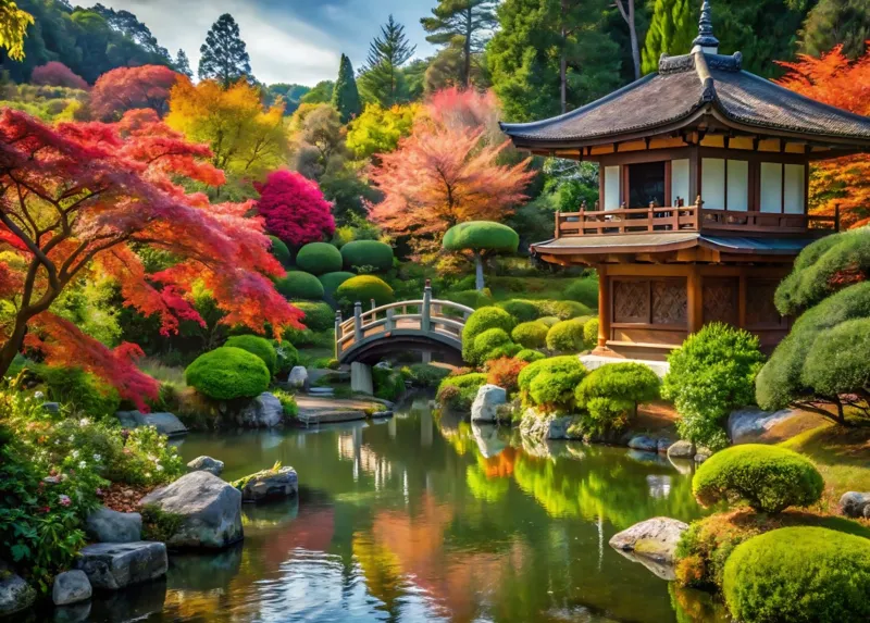 Beau Jardin japonais