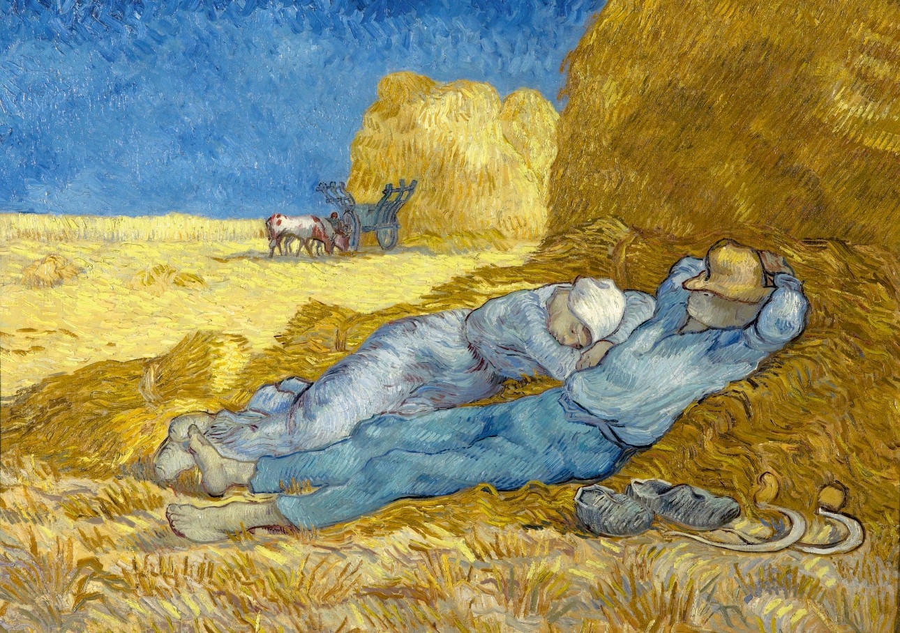 Vincent Van Gogh - The siesta (after Millet), 1890