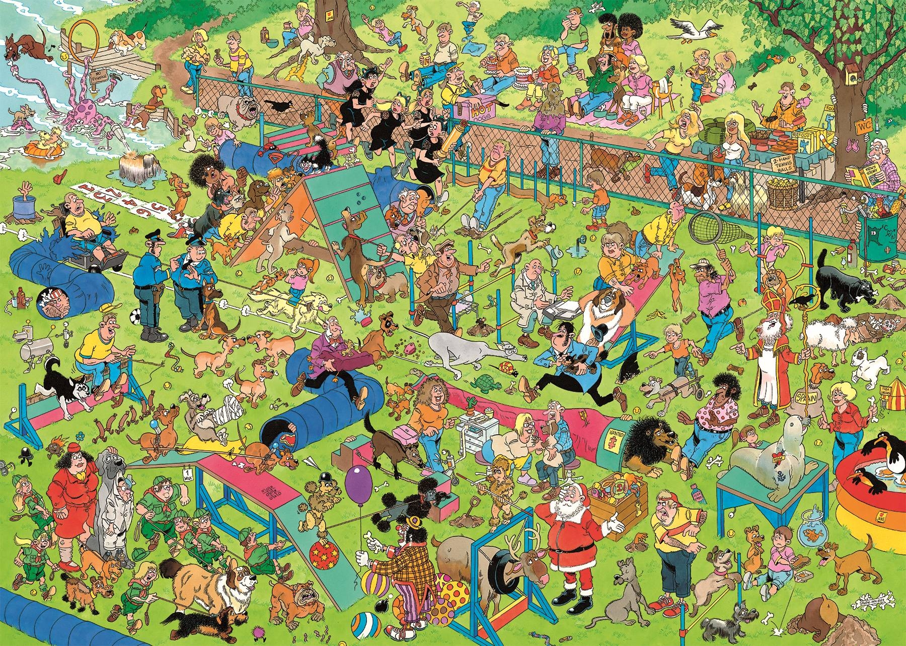 Jan Van Haasteren - Parcours pour Chiens