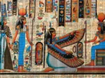 Papyrus et Hiéroglyphes