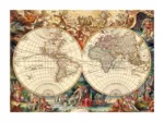 Vieille Carte du Monde