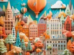 Paper Like - Puzzle Carré - Townscape